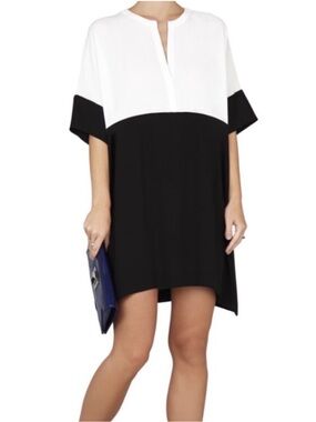 BCBG Inessa Color-Blocked Tunic Dress NEW